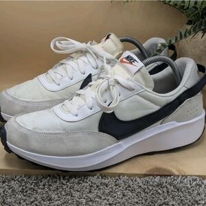 Nike Waffle Debut Off White Running Walking Mens Size 9.5 Casual Shoes